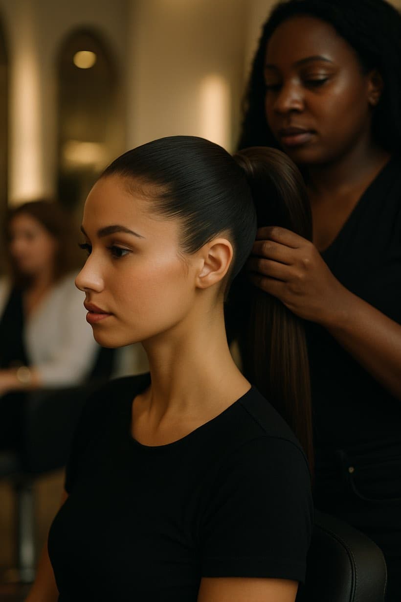 Styled Finish at Qasr Alshar Salon, Dubai