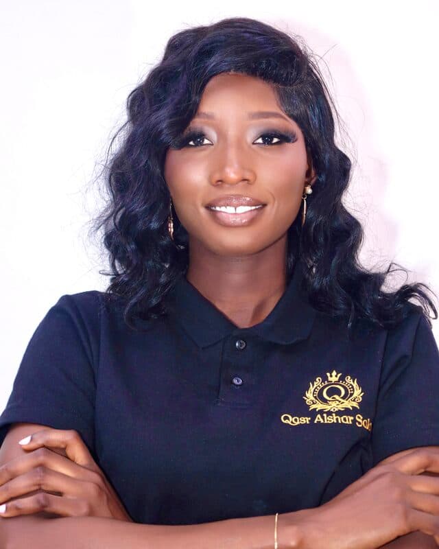 Kamara Kadiatu — Crown Artist at Qasr Alshar Salon, Dubai