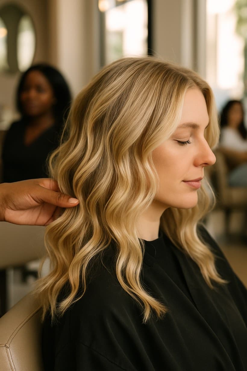 Blow-Dry at Qasr Alshar Salon, Dubai