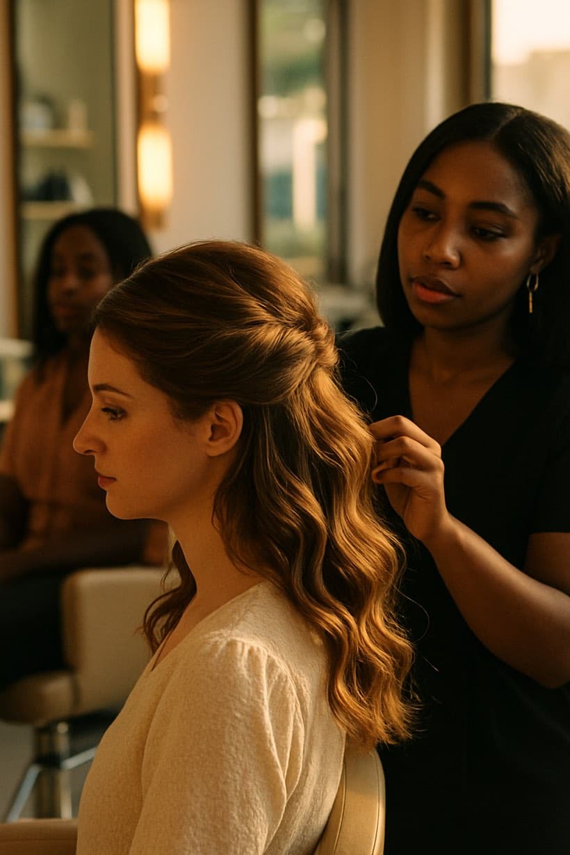 Soft Waves at Qasr Alshar Salon, Dubai