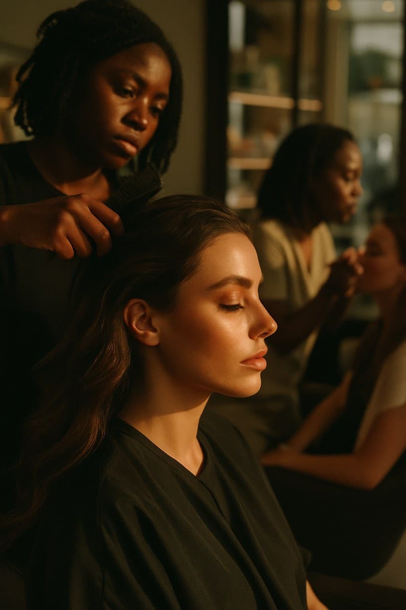 Evening Glam at Qasr Alshar Salon, Dubai